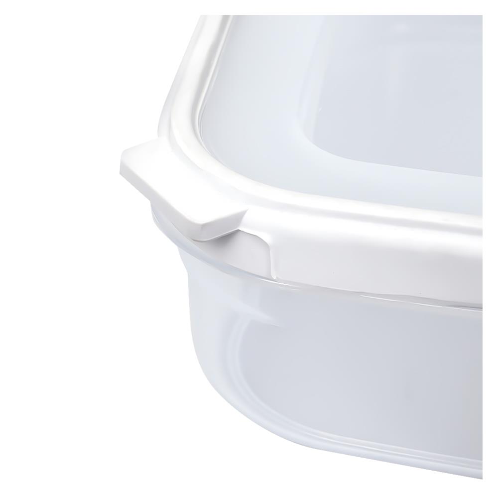 กล่องอาหารเหลี่ยม JCJ 1436 1.6 ลิตร สีใส