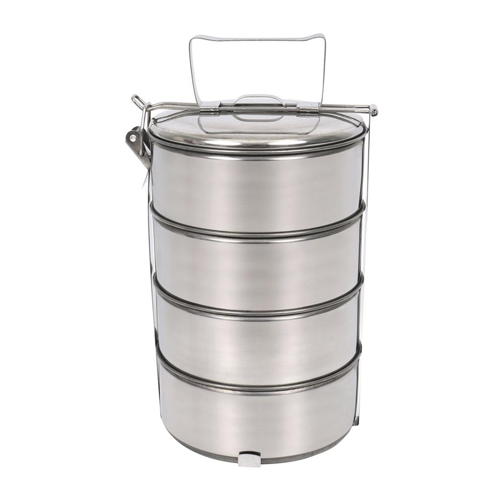 ปิ่นโตสเตนเลส&nbsp;14 ซม. กลม 4 ชั้น MOUNTAIN