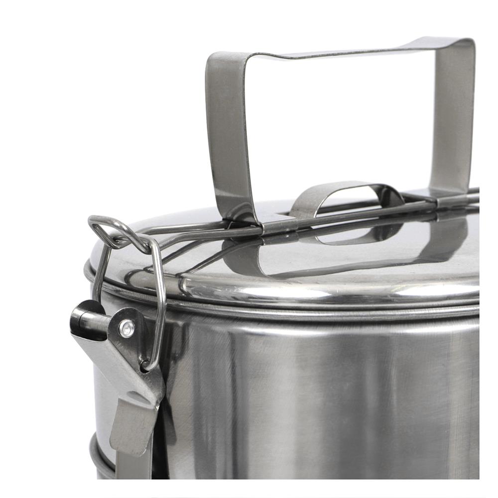 ปิ่นโตสเตนเลส&nbsp;14 ซม. กลม 4 ชั้น MOUNTAIN