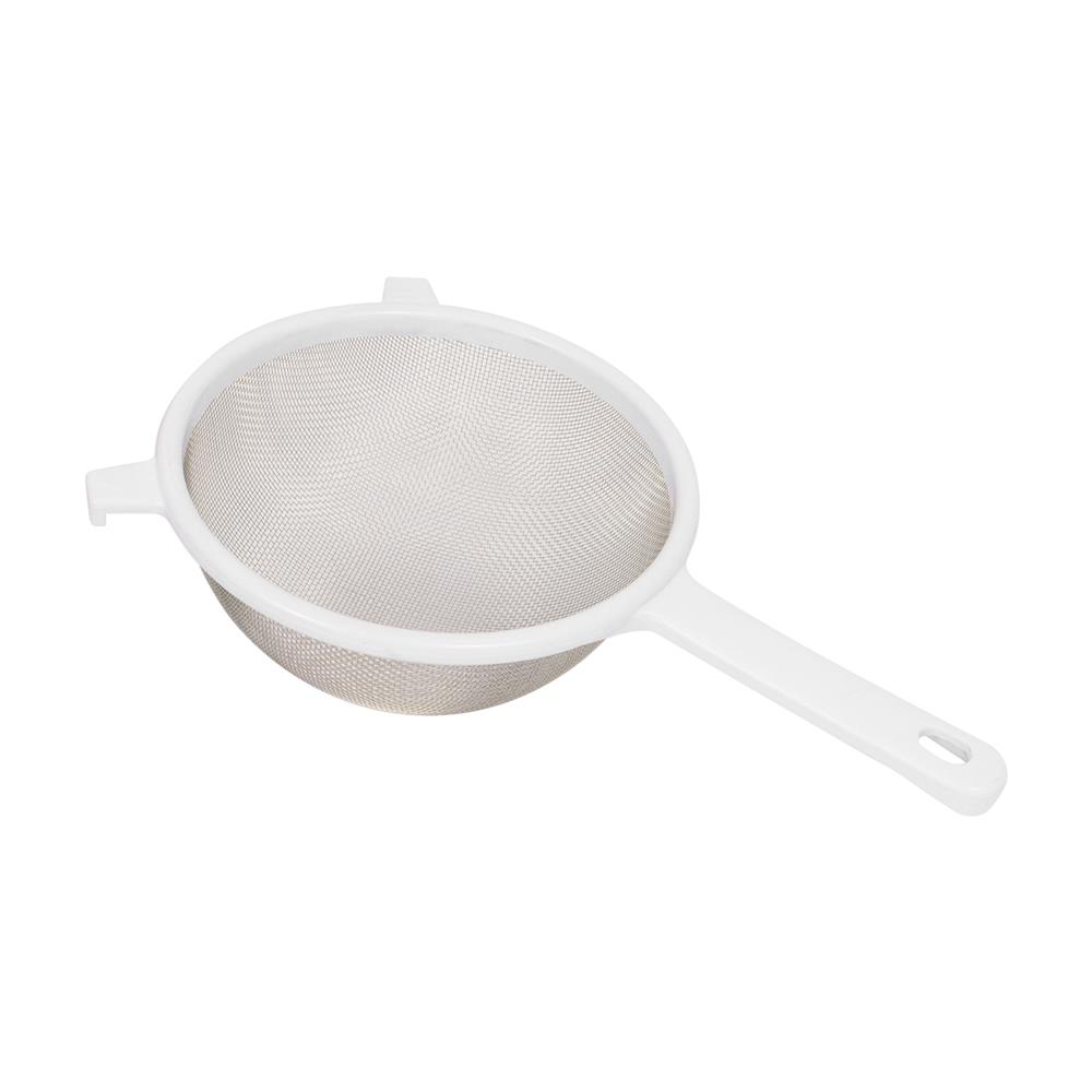 กระชอนสเตนเลส&nbsp;ด้ามพลาสติก MYPAN 18&nbsp;ซม.