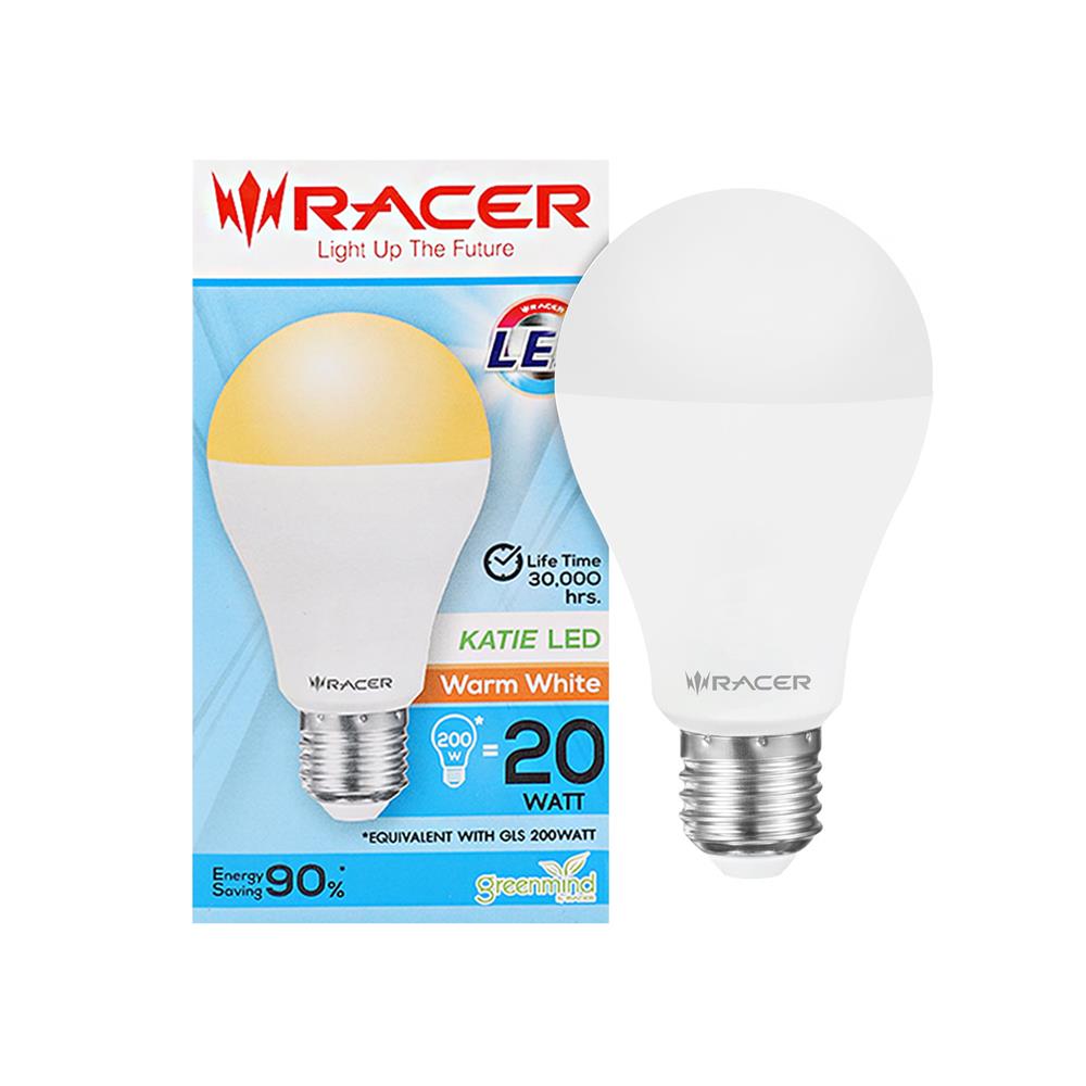 หลอด LED RACER A70 KATIE 20 วัตต์ WARM WHITE E27