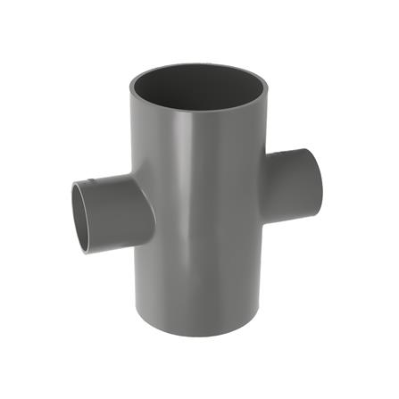 ข้อต่อสี่ทางลด-เกษตร SCG 4 นิ้วx2 นิ้ว สีเทา