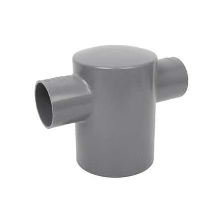 ข้อต่อสี่ทางฝาครอบลด-เกษตร SCG 4 นิ้วx2 นิ้ว สีเทา_0