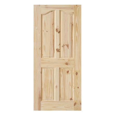 ประตูไม้สนนิวซีแลนด์ D2D ECO PINE EZERO 9 80X180 ซม. สีธรรมชาติ ไม่เจาะลูกบิด