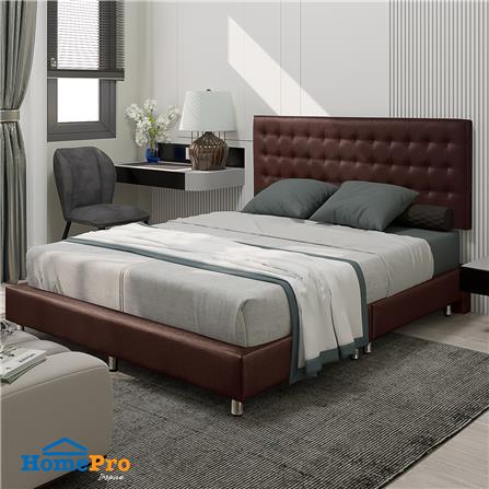 ฐานรองหัวเตียง 5 ฟุต HOME LIVING STYLE MUNICH น้ำตาลเข้ม_5