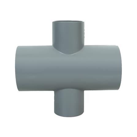 ข้อต่อสี่ทางลด-เกษตร SCG 3 นิ้วx2 นิ้ว สีเทา_1