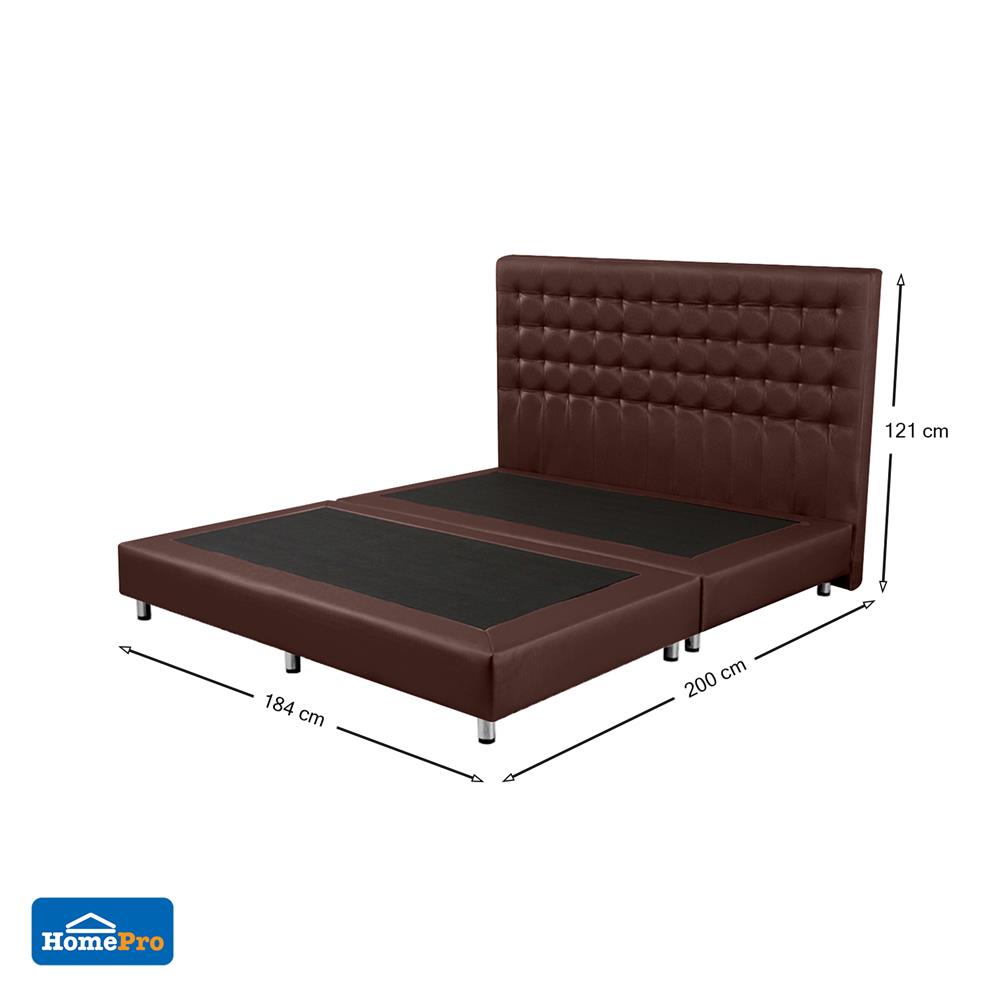 ฐานรองหัวเตียง 6 ฟุต HOME LIVING STYLE BERLIN น้ำตาลเข้ม