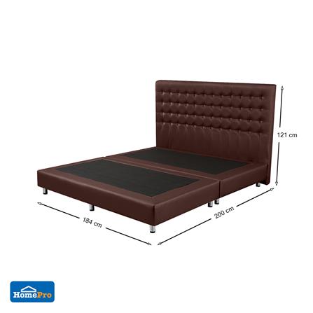 ฐานรองหัวเตียง 6 ฟุต HOME LIVING STYLE BERLIN น้ำตาลเข้ม_6