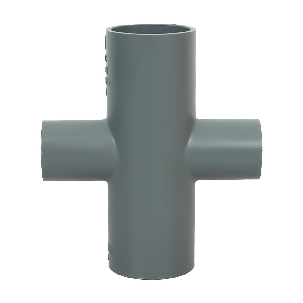 ข้อต่อสี่ทางลด-เกษตร SCG 1 นิ้วx1/2 นิ้ว สีเทา