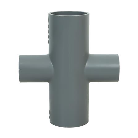 ข้อต่อสี่ทางลด-เกษตร SCG 1 นิ้วx1/2 นิ้ว สีเทา_1