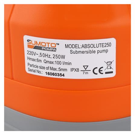 ปั้มจุ่ม SUMOTO POMPA 2IN1 ABSOLUTE250 250 วัตต์_3