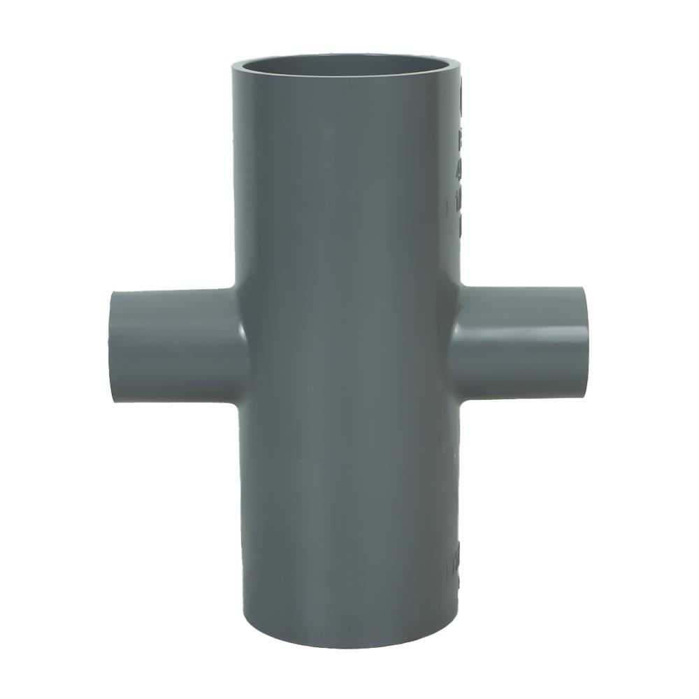 ข้อต่อสี่ทางลด-เกษตร SCG 1 1/2 นิ้วx1/2 นิ้ว สีเทา