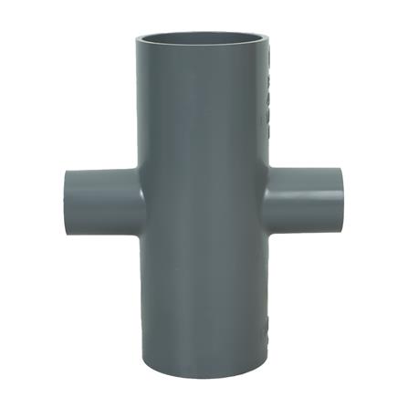 ข้อต่อสี่ทางลด-เกษตร SCG 1 1/2 นิ้วx1/2 นิ้ว สีเทา_1