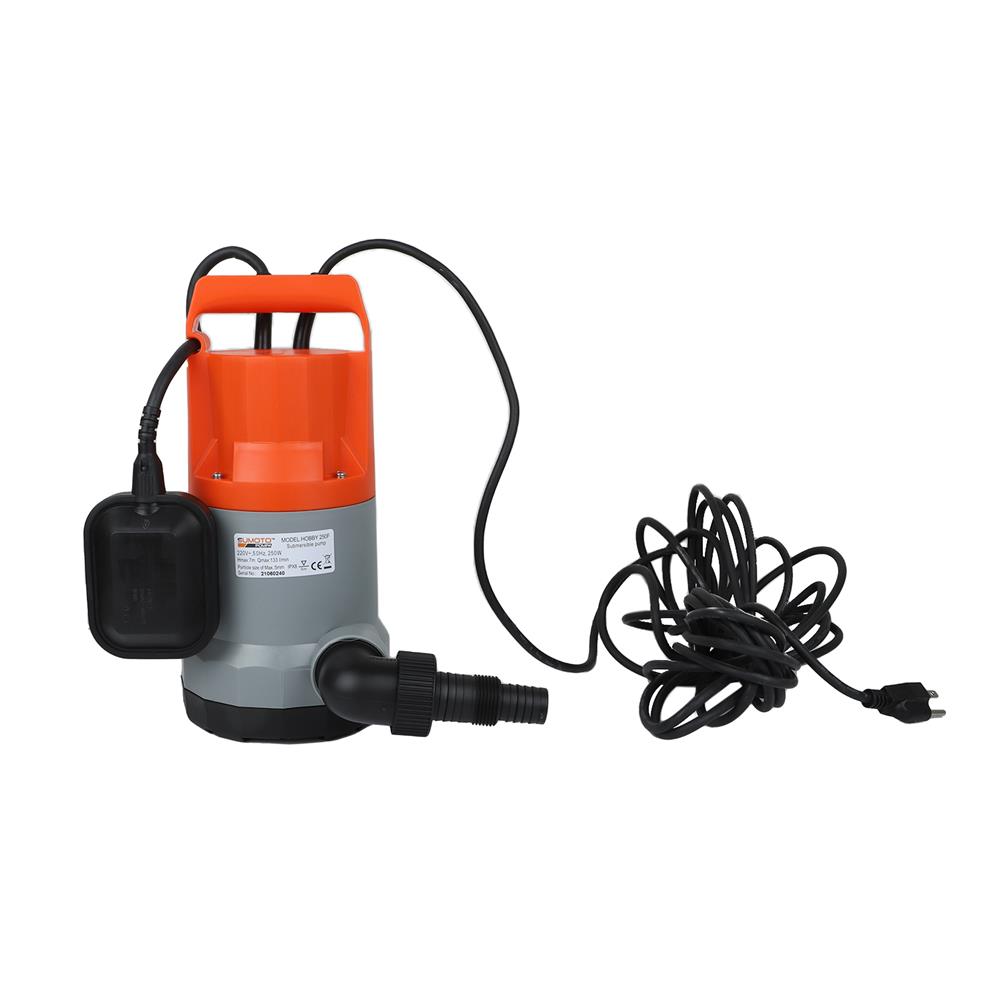 ปั๊มจุ่มน้ำสะอาด พร้อมลูกลอย SUMOTO POMPA HOBBY250F 250 วัตต์