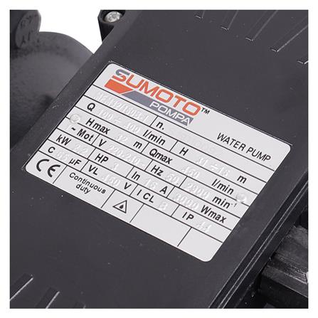 ปั๊มหอยโข่ง SUMOTO POMPA MFM32/160B 3 แรงม้า_4