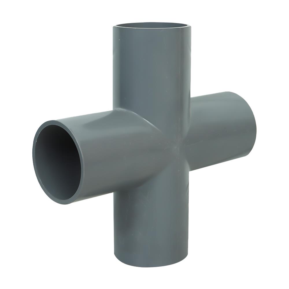 ข้อต่อสี่ทาง-เกษตร SCG 1 1/2 นิ้ว สีเทา