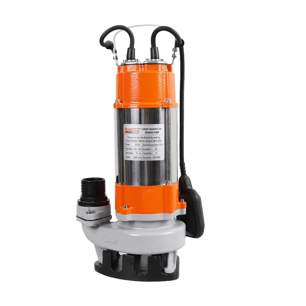 ปั๊มจุ่มน้ำเสีย POMPA VORTEX750WF/ลูกลอย 750 วัตต์