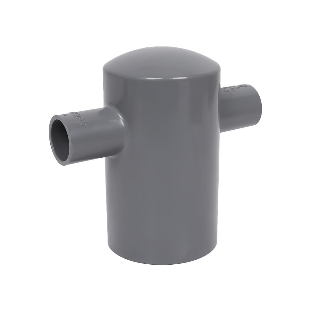 ข้อต่อสี่ทางฝาครอบลด-เกษตร SCG 2 นิ้วx1/2 นิ้ว สีเทา