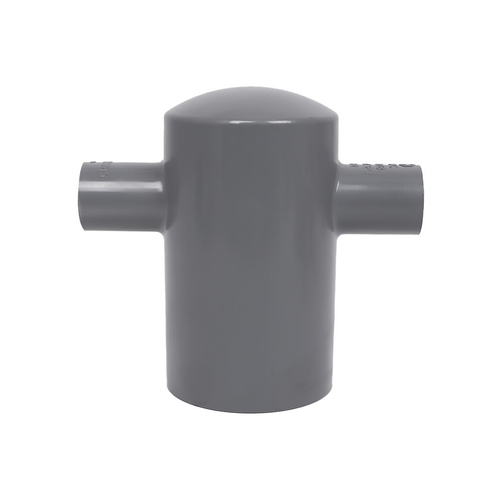 ข้อต่อสี่ทางฝาครอบลด-เกษตร SCG 2 นิ้วx1/2 นิ้ว สีเทา