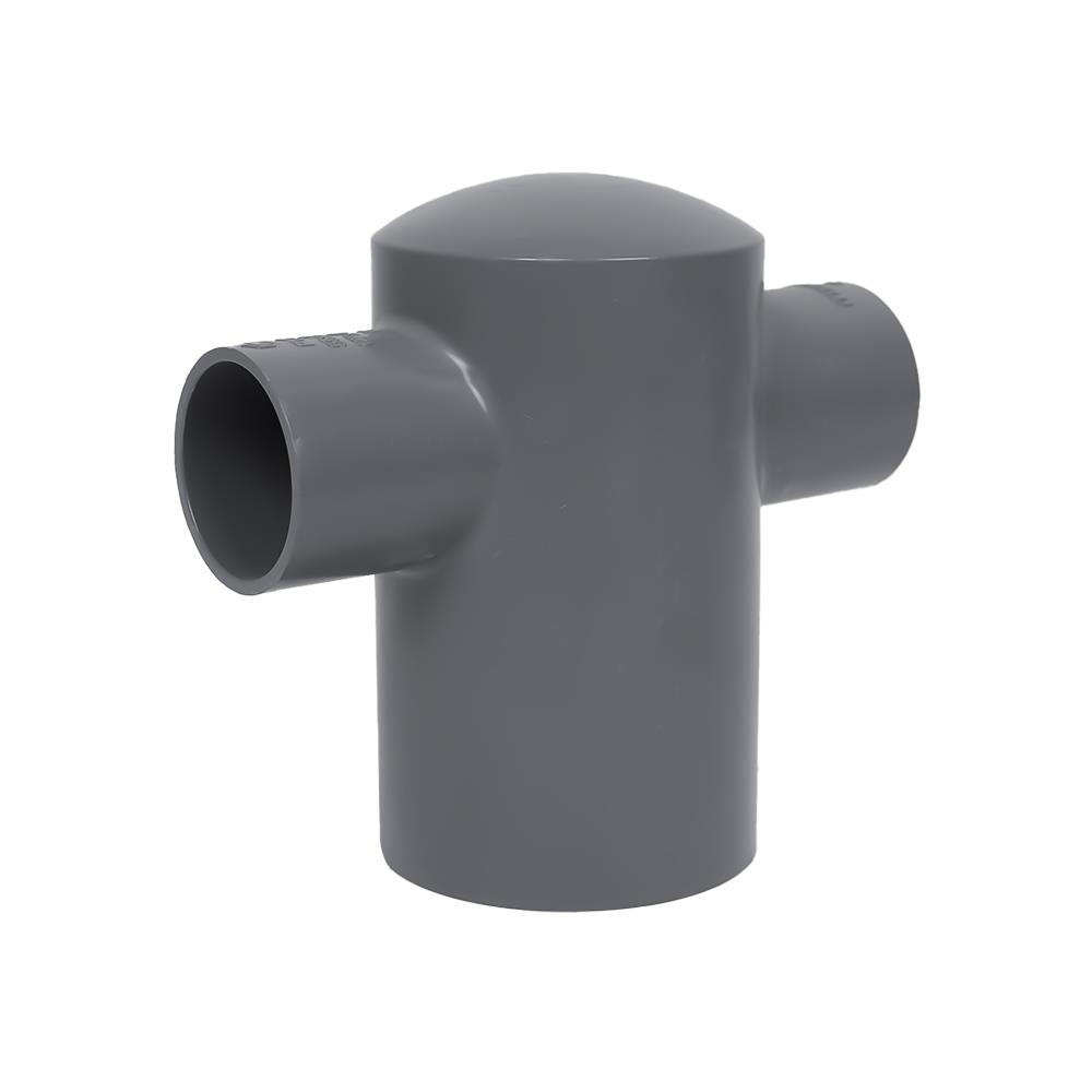 ข้อต่อสี่ทางฝาครอบลด-เกษตร SCG 2 นิ้วx1 นิ้ว สีเทา