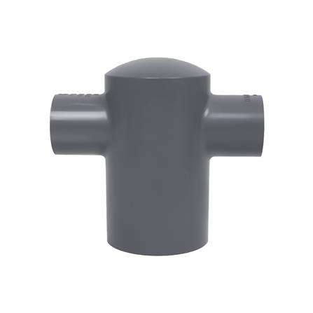 ข้อต่อสี่ทางฝาครอบลด-เกษตร SCG 2 นิ้วx1 นิ้ว สีเทา_1