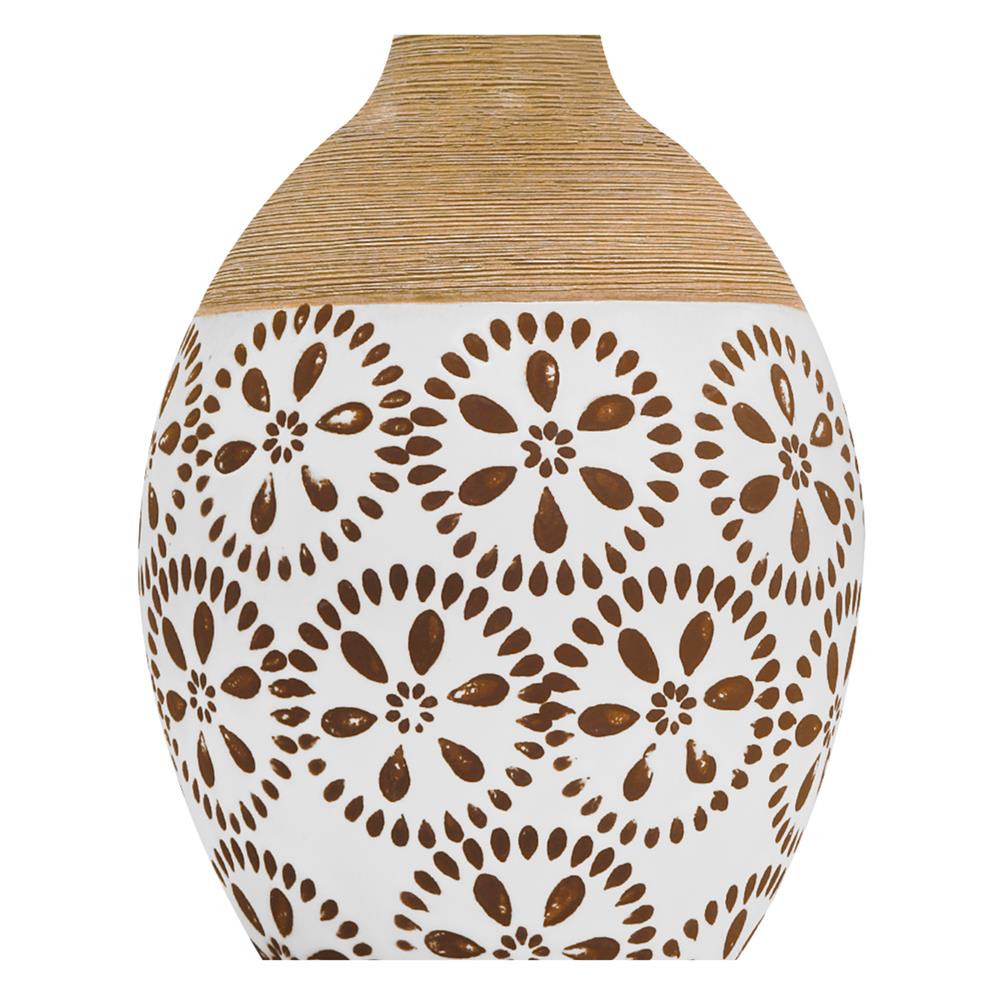 ไฟตั้งโต๊ะ CARINI CLASSIC F4289 ผ้า/เซรามิก สีน้ำตาล