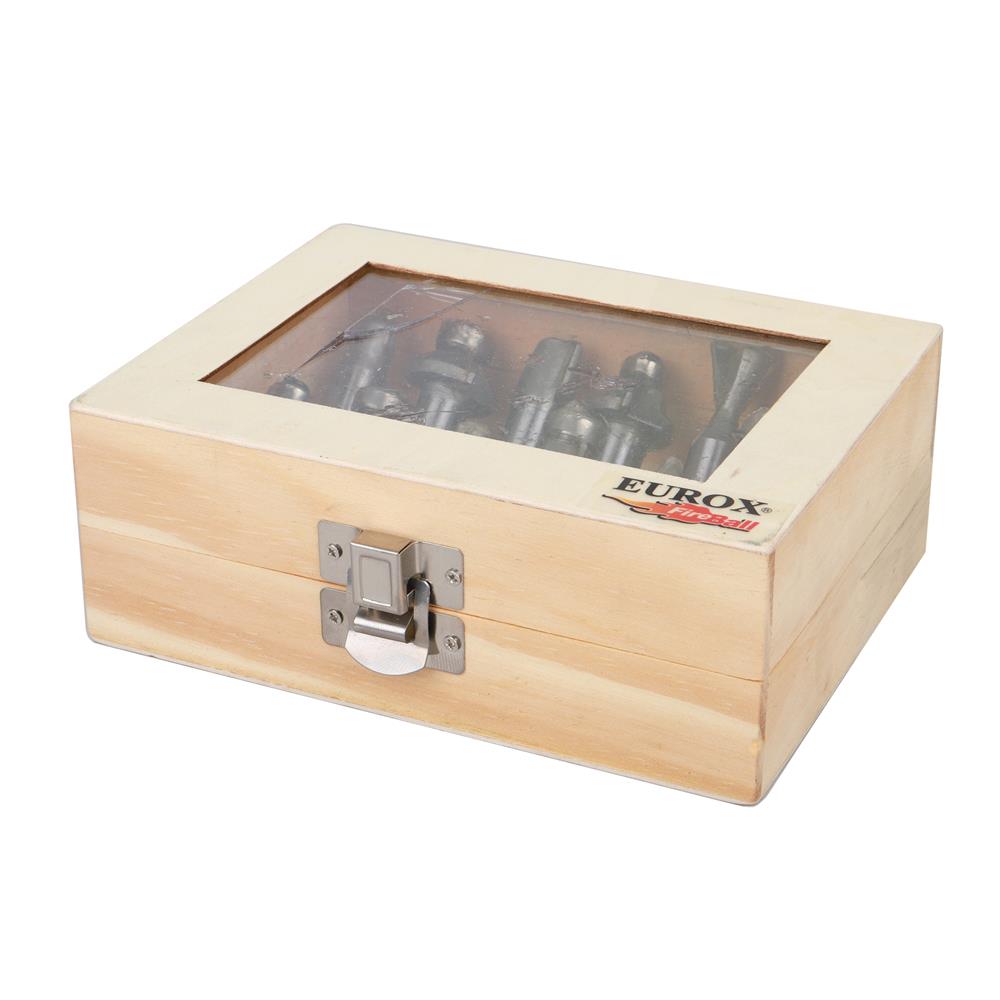 ชุดดอกเราเตอร์ EUROX 12.7 มม. แพ็ก 12 ชิ้น