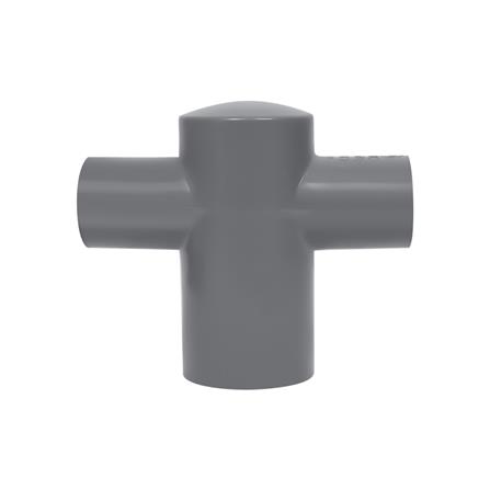 ข้อต่อสี่ทางฝาครอบลด-เกษตร SCG 1 นิ้วx1/2 นิ้ว สีเทา_1