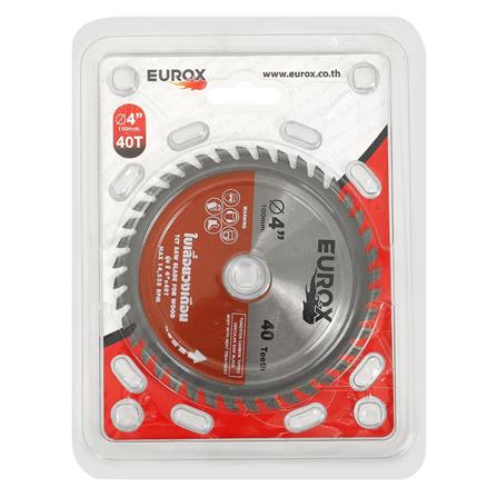 ใบเลื่อยวงเดือน EUROX 4 นิ้ว 40 ซี่ฟัน_2