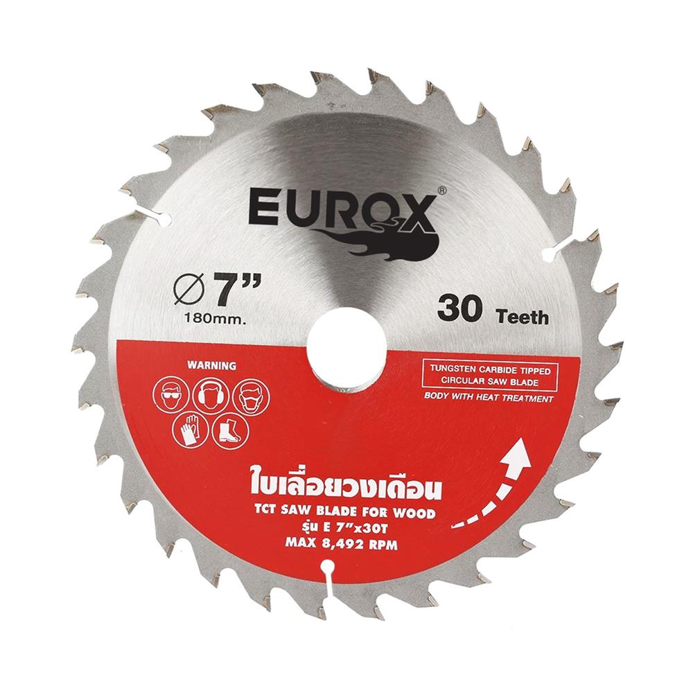 ใบเลื่อยวงเดือน EUROX 7 นิ้ว 30 ฟัน