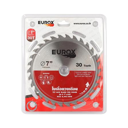 ใบเลื่อยวงเดือน EUROX 7 นิ้ว 30 ฟัน_1
