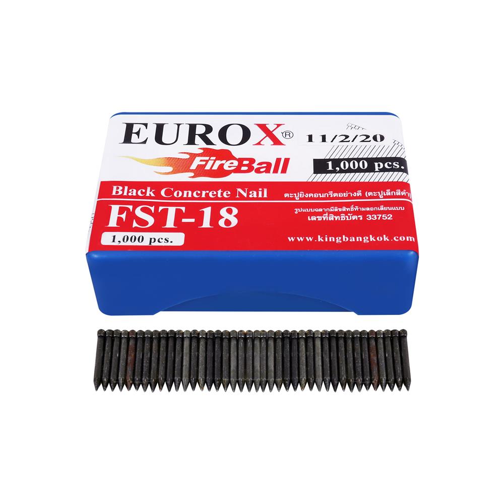 ตะปูยิงคอนกรีต EUROX FST18 1,000 นัด