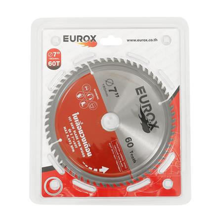 ใบเลื่อยวงเดือน EUROX 7 นิ้ว 60 ซี่ฟัน_2