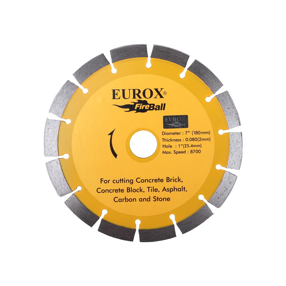 ใบตัดเพชรแห้ง EUROX 7 นิ้ว