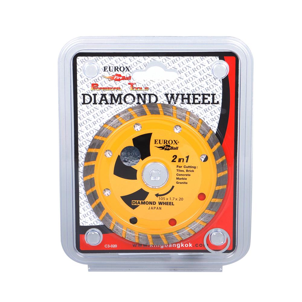 ใบตัดเพชร ทูอินวัน EUROX Z 4 นิ้ว