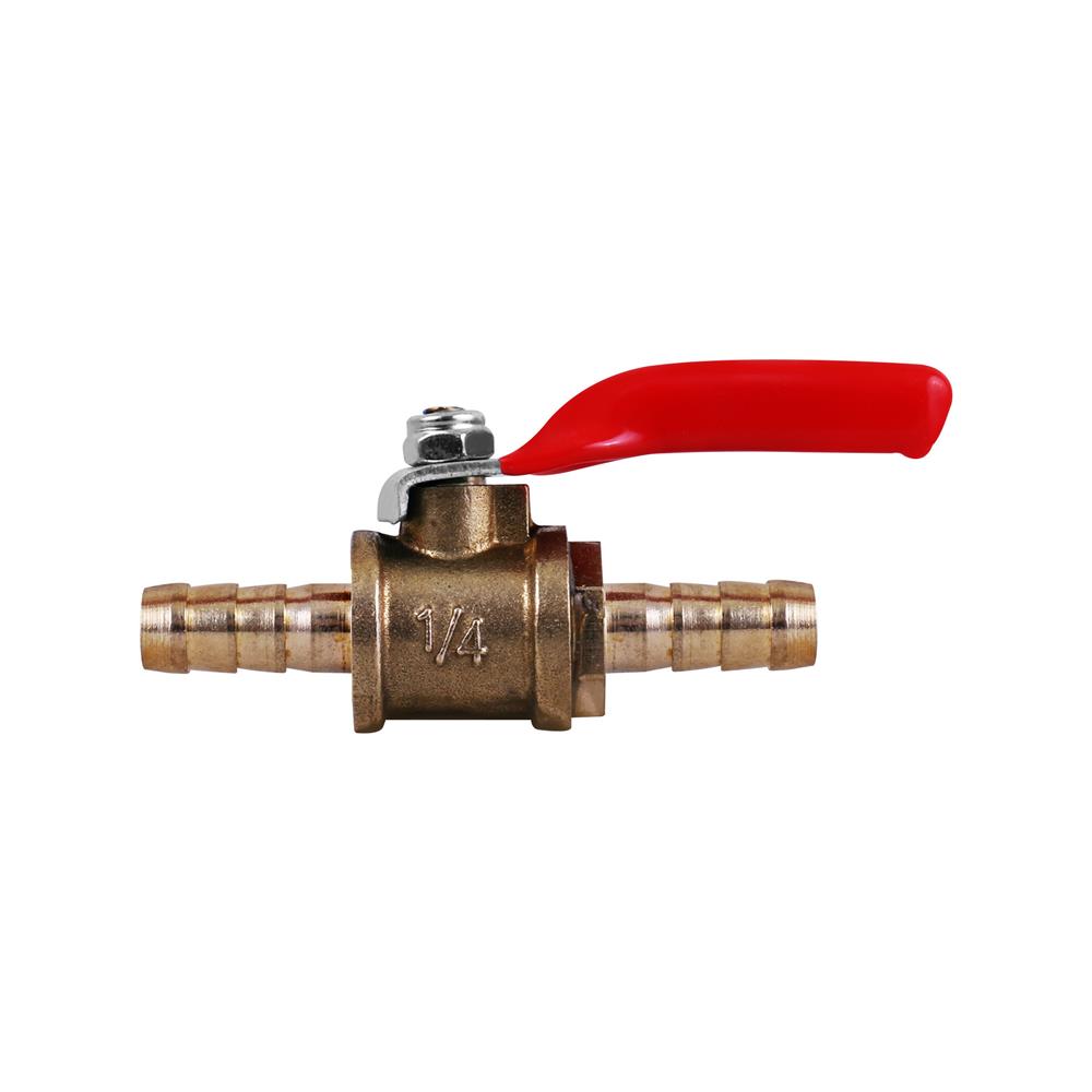 ข้อต่อบอลวาล์ว หางปลา- ปลา EUROX 2 หุน (1/4 นิ้ว) สีทอง