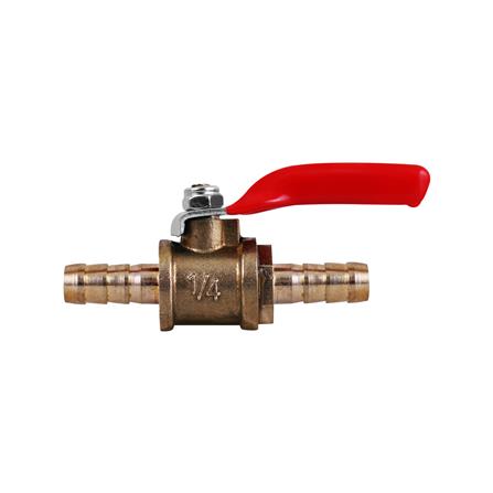 ข้อต่อบอลวาล์ว หางปลา- ปลา EUROX 2 หุน (1/4 นิ้ว) สีทอง_1