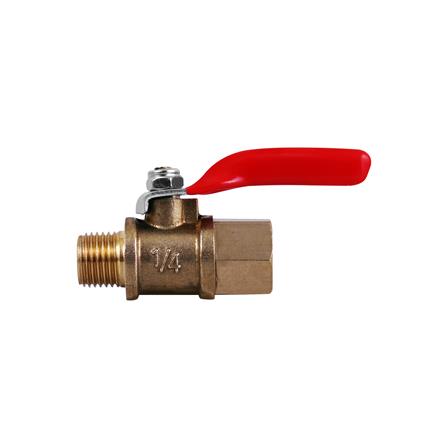 บอลวาล์วตัวผู้-ตัวเมีย EUROX 2 หุน (1/4 นิ้ว) สีทอง_1