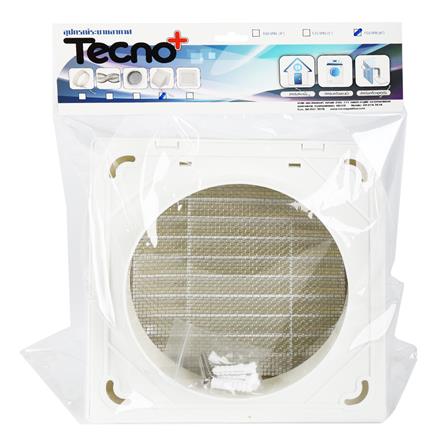 หน้ากากกันแมลง TECNOPLUS AHD150WC 15 ซม. สีขาว_4