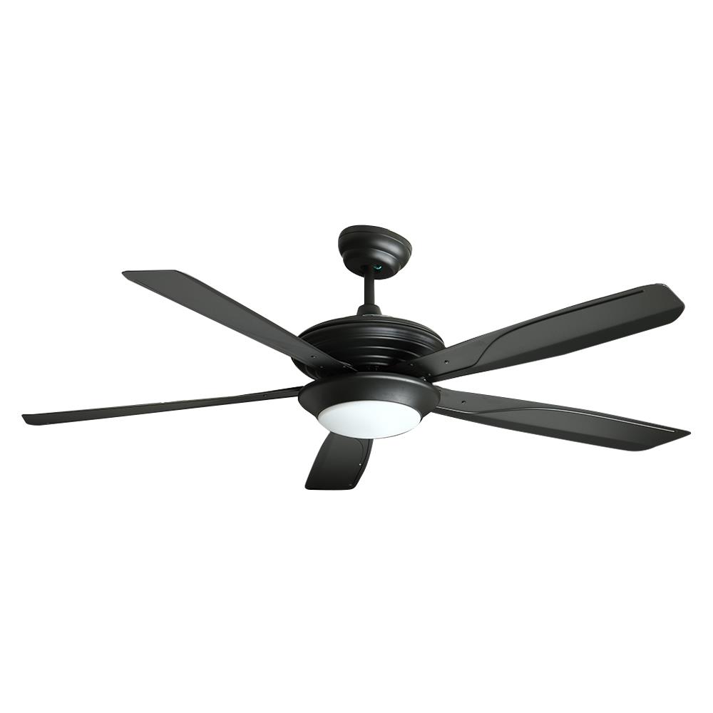 พัดลมโคมไฟ WINFAVOUR WF556CP เหล็ก โมเดิร์น 56 นิ้ว สีดำด้าน