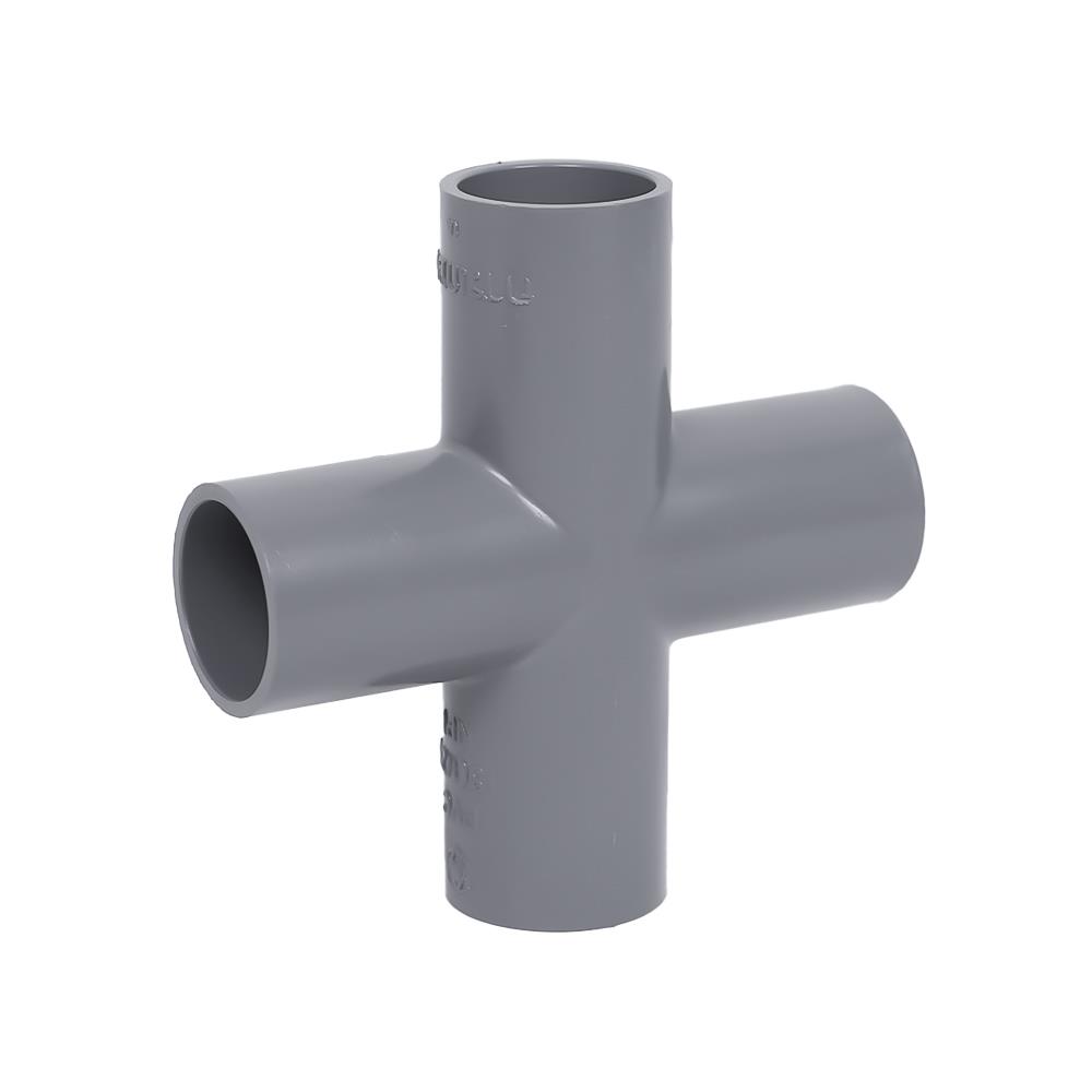 ข้อต่อสี่ทาง-เกษตร SCG 1/2 นิ้ว สีเทา