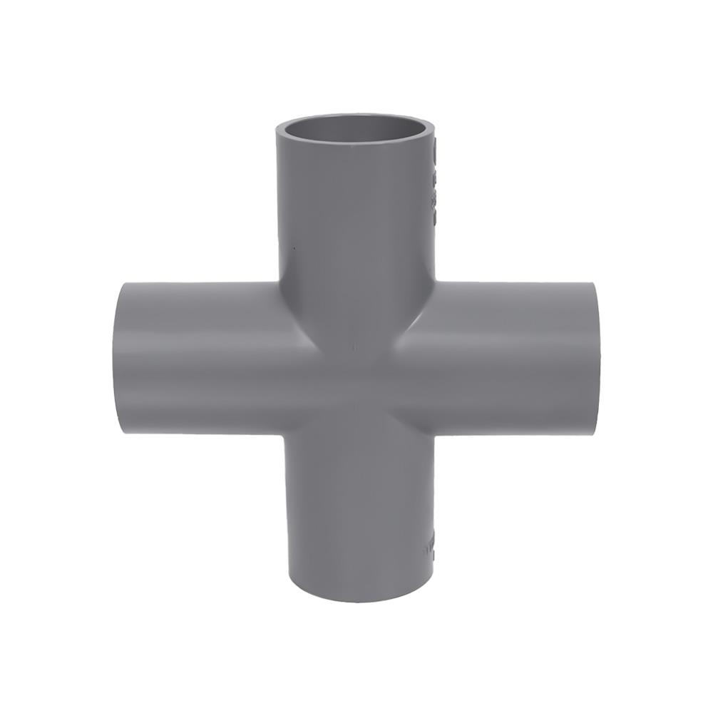 ข้อต่อสี่ทาง-เกษตร SCG 1 นิ้ว สีเทา