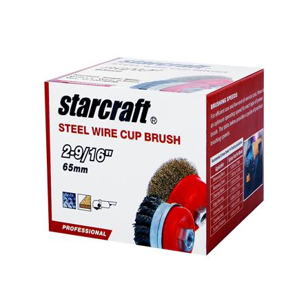 แปรงลวดรูปถ้วย STARCRAFT 65x20x1.5 มม._2