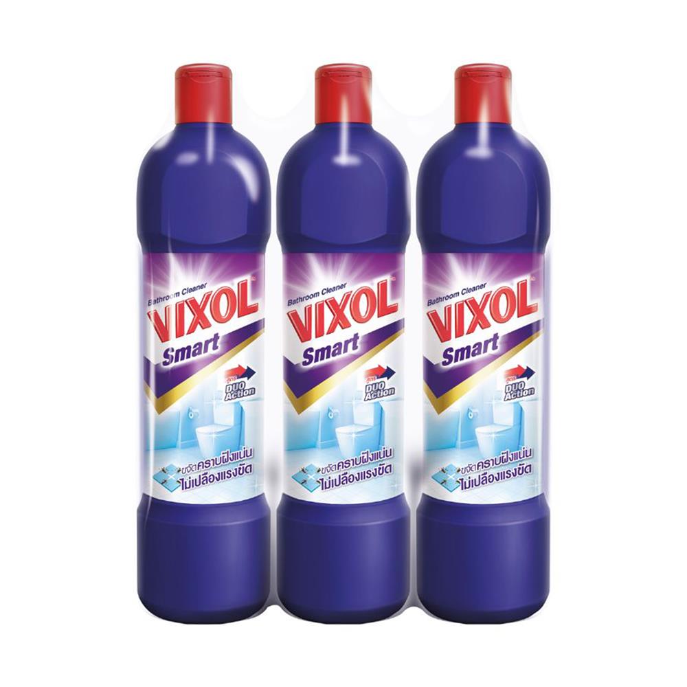 น้ำยาทำความสะอาดห้องน้ำ VIXOL 900 มล. ม่วง แพ็ก 3 ชิ้น