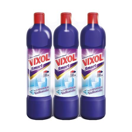น้ำยาทำความสะอาดห้องน้ำ VIXOL 900 มล. ม่วง แพ็ก 3 ชิ้น
