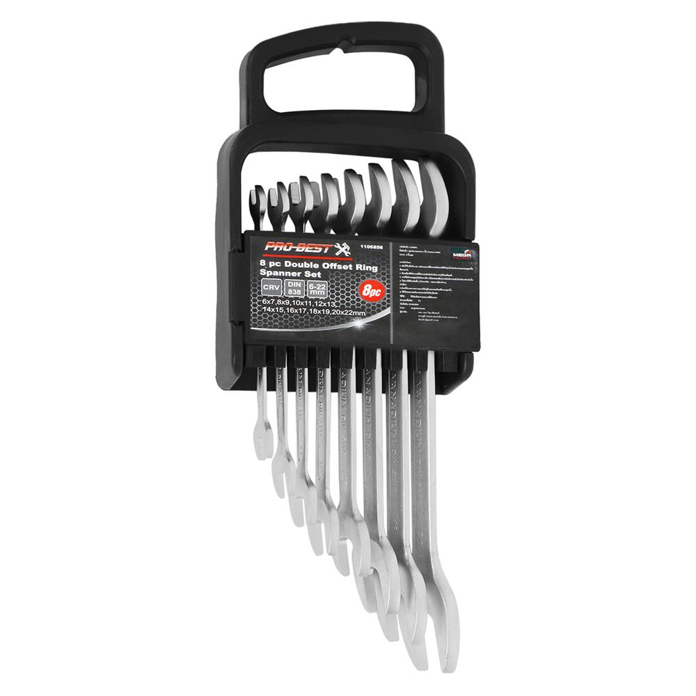 ชุดประแจปากตาย PROBEST 8ชิ้น/ชุด