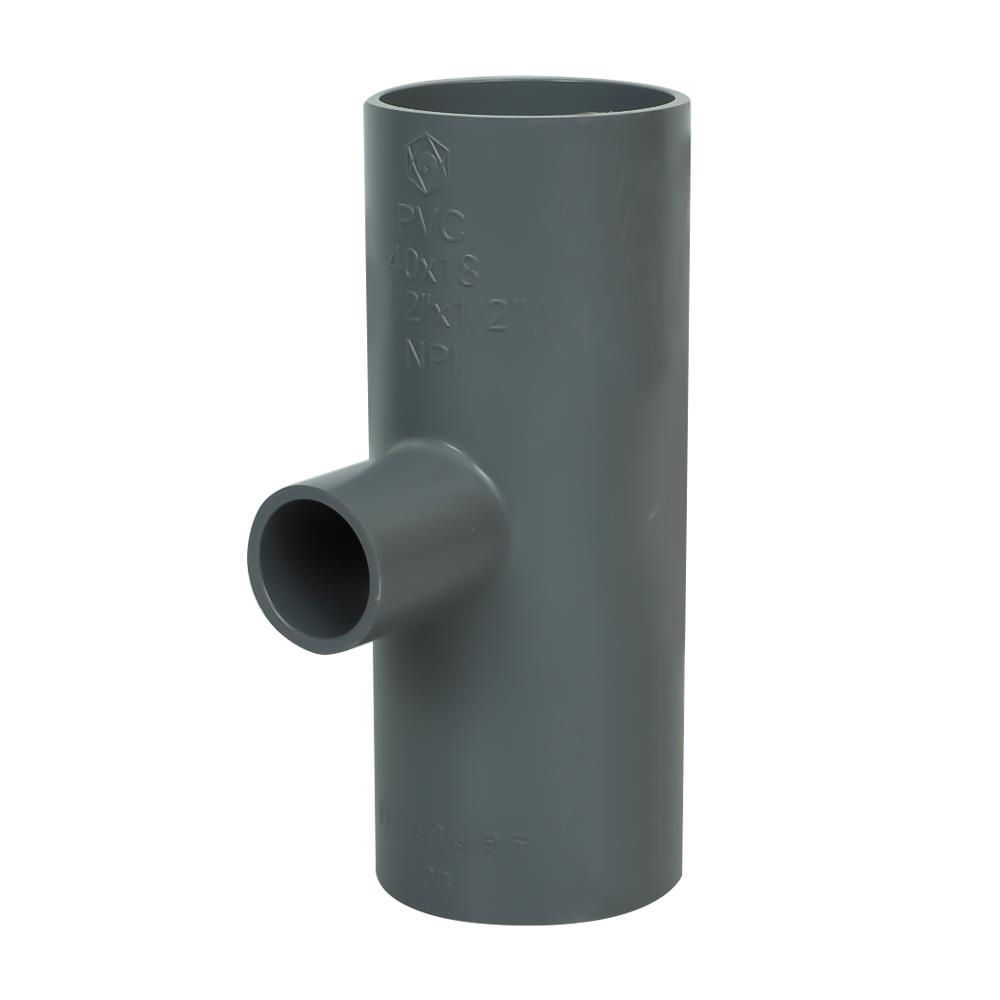 สามทางลด PVC SCG 1 1/2x1/2 นิ้ว สีเทา