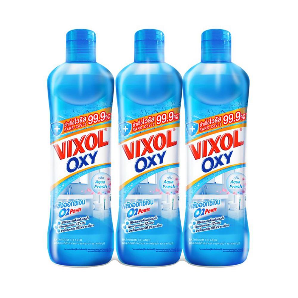น้ำยาทำความสะอาดห้องน้ำ VIXOL OXY 700 มล. AQUA FRESH แพ็ก 3 ชิ้น
