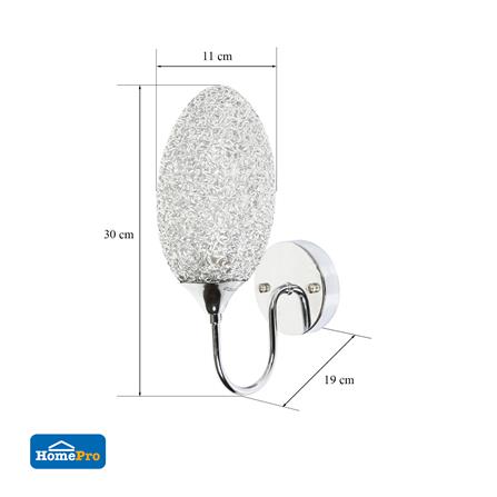 ไฟกิ่งภายใน CARINI 18619B-1CR สีเงิน 1 หัว_3