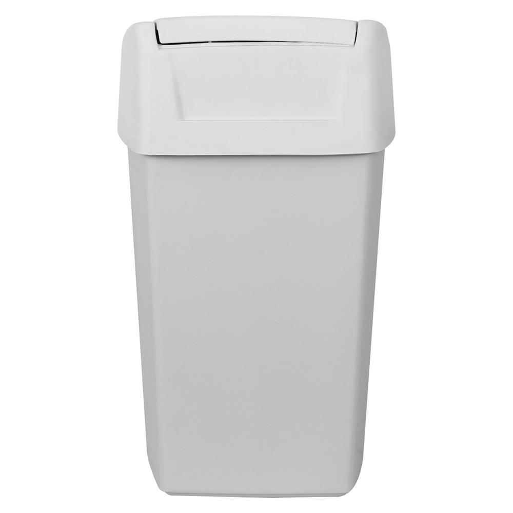 ถังขยะเหลี่ยมฝาสวิง DKW HH-206P 50 ลิตร สีเทา